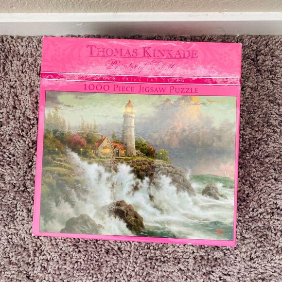 NEW CEACO Thomas Kinkade 3 Puzzle Bundle 1000 Pieces Jigsaw Puzzle Sealed - Picture 1 of 3